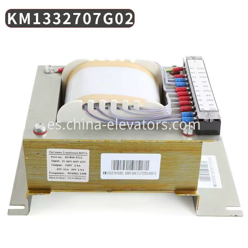 KM1332707G02 TRANSFORMER 800VA for KONE Elevators